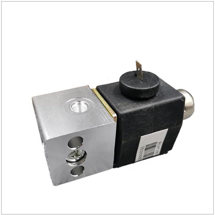 Sinotruk Howo Truck Solenoid Valve WG9719710003 វ៉ាល់អេឡិចត្រូម៉ាញេទិក 3 ផ្លូវសម្រាប់ Air Horn Exhaust Brake Differential Lock Control ផ្នែក 24V